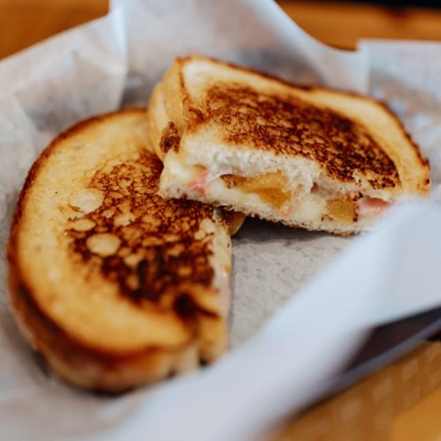 "Grown Up" Grilled Cheese Sandwich.
