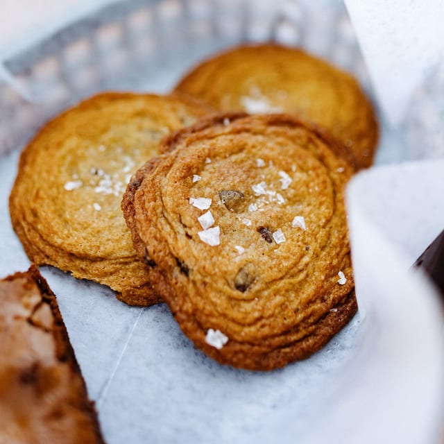 Chocolate Chip Cookie with Sea Salt.