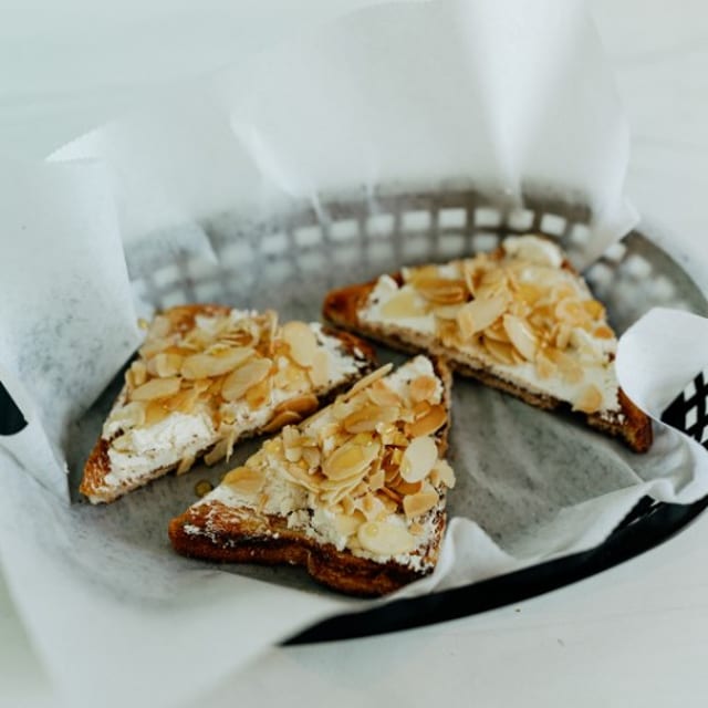 Goat Cheese Crostini.