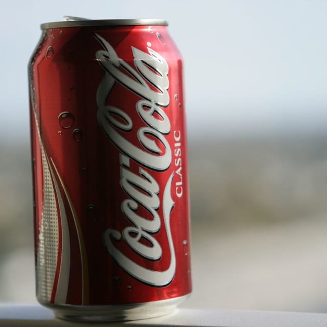 Canned Soda.